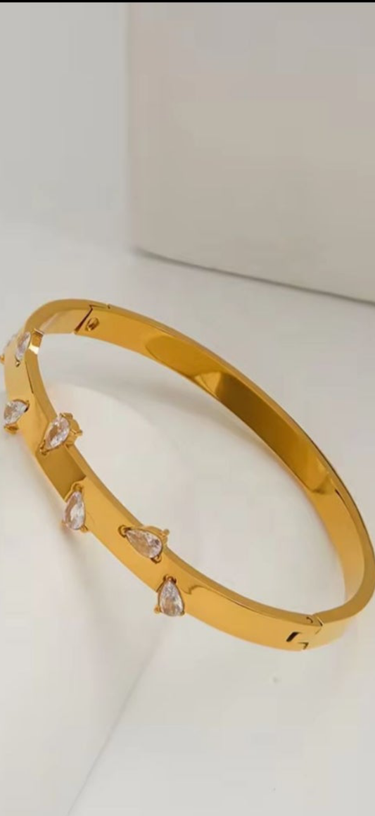 Golden stone Bangle