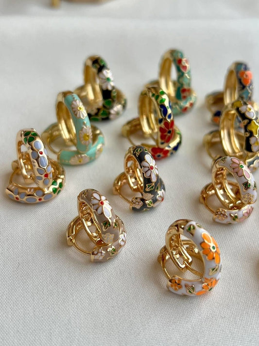 Multi-Coloured Statement Earrings