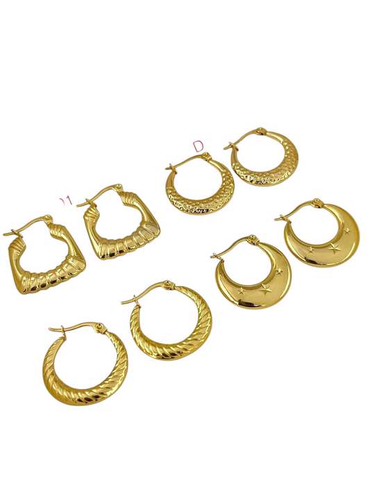 Trendy Minimalist Hoops Earrings-Daily wear | thejewelrylink.store