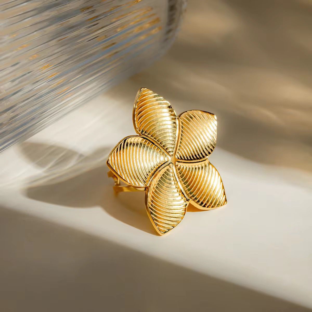 Elegant Flower Ring Collection