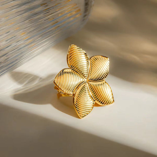 Elegant Flower Ring Collection